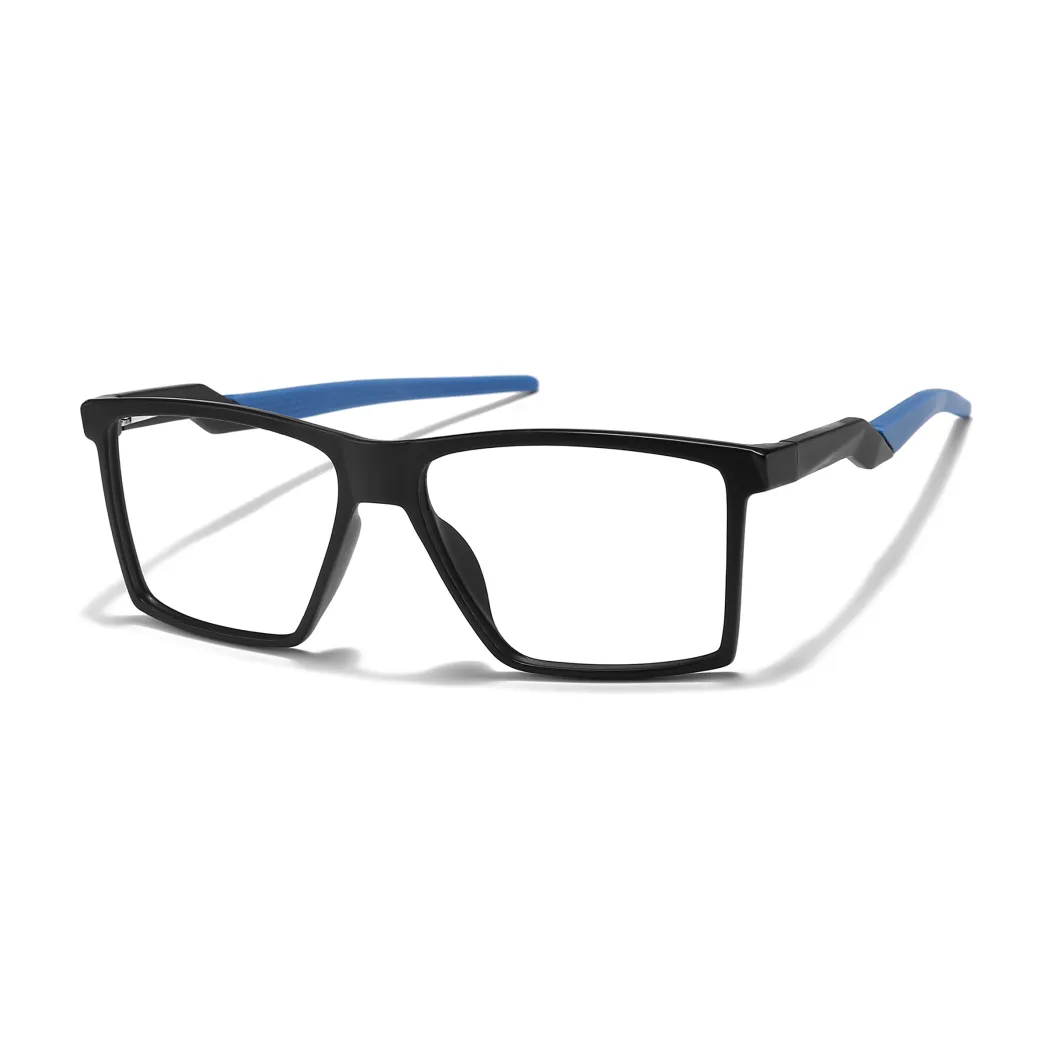 Square Black Blue