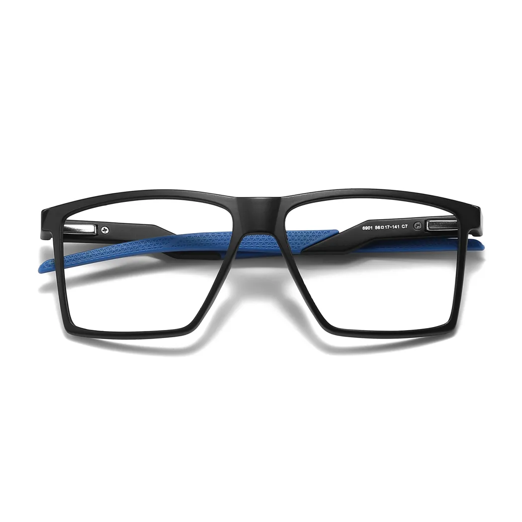 Square Black Blue