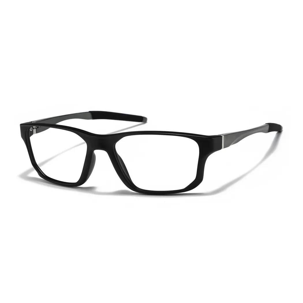 Rectangle Black/Gray Eyeglasses