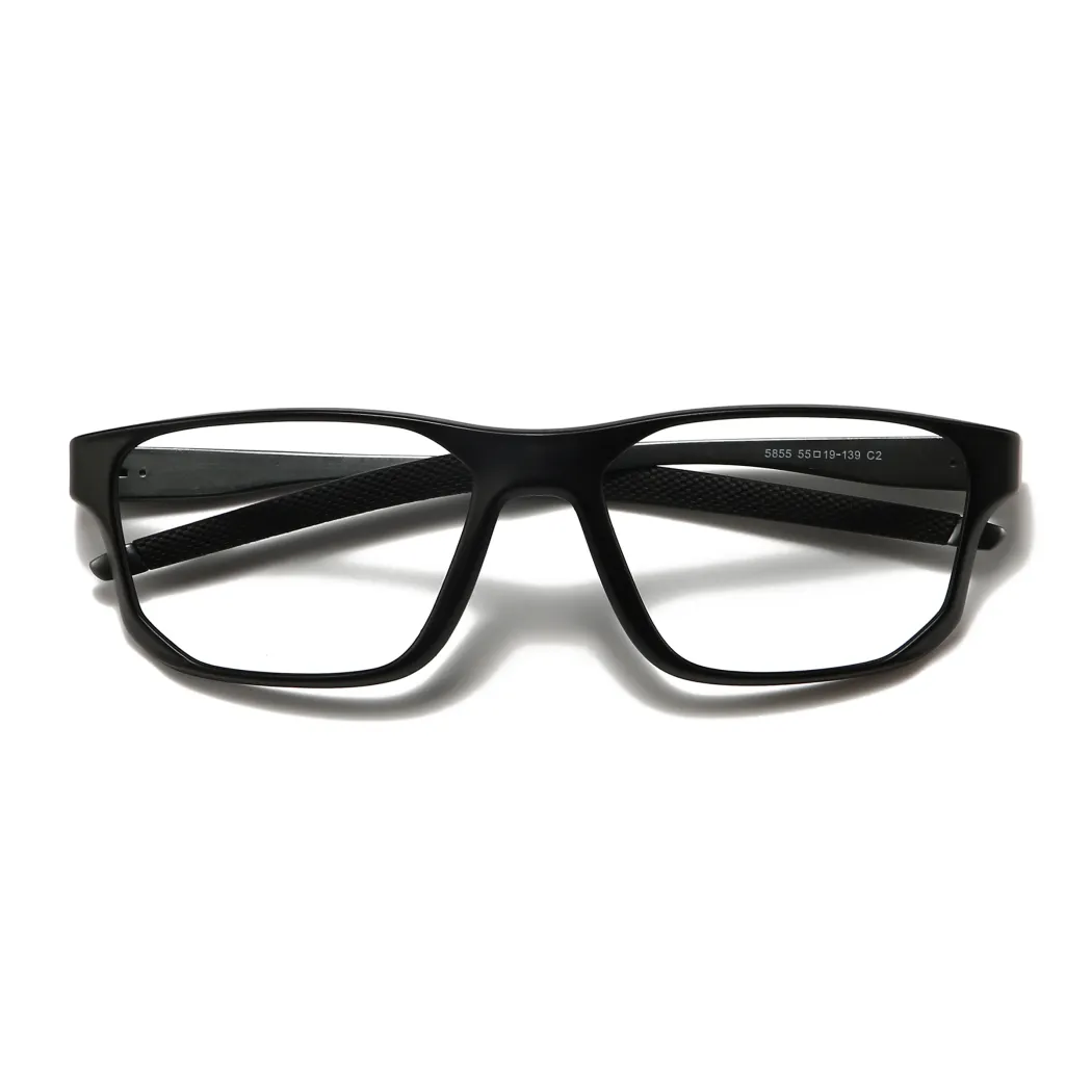 Rectangle Black/Gray Eyeglasses
