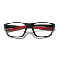 Rectangle Red/Black Eyeglasses