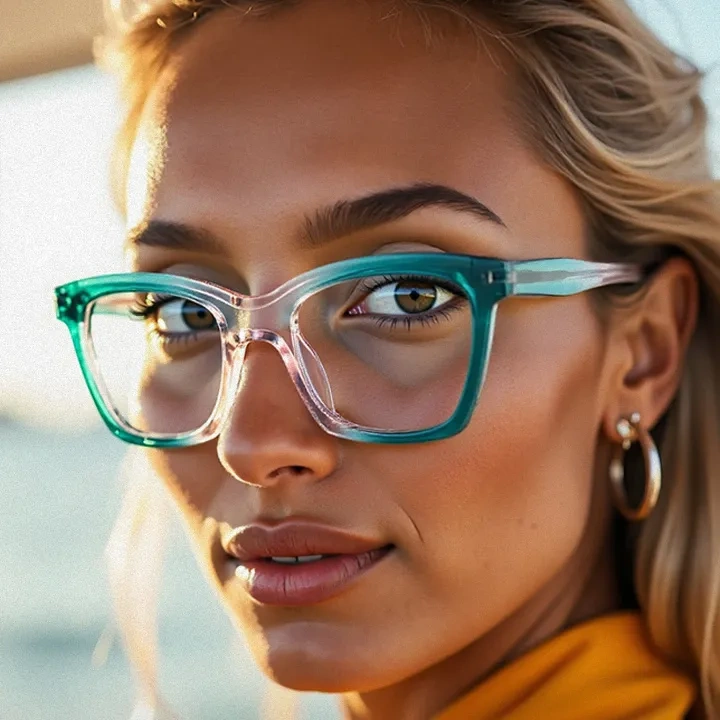 Transparent Green Trendy