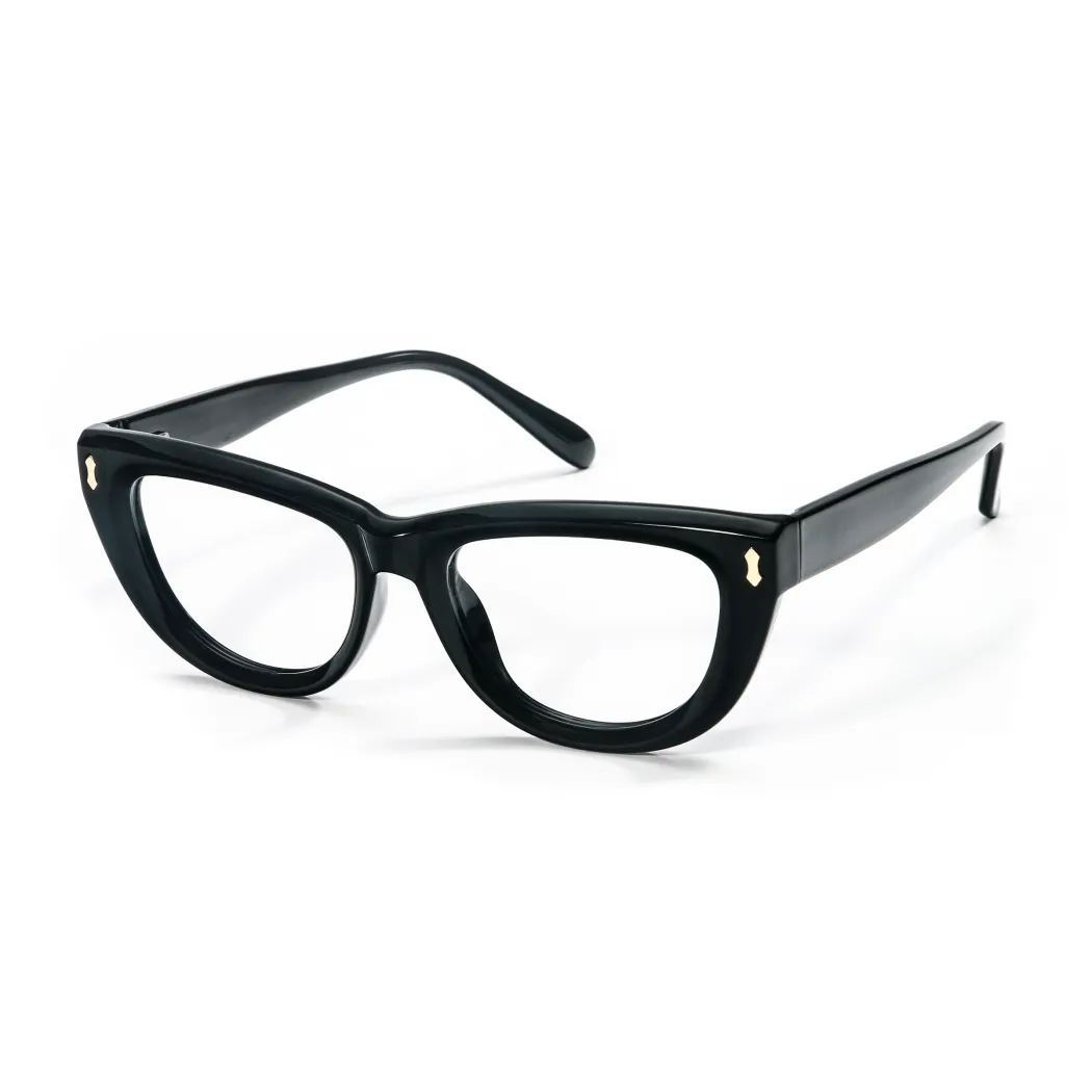 Black Oval Glasses
