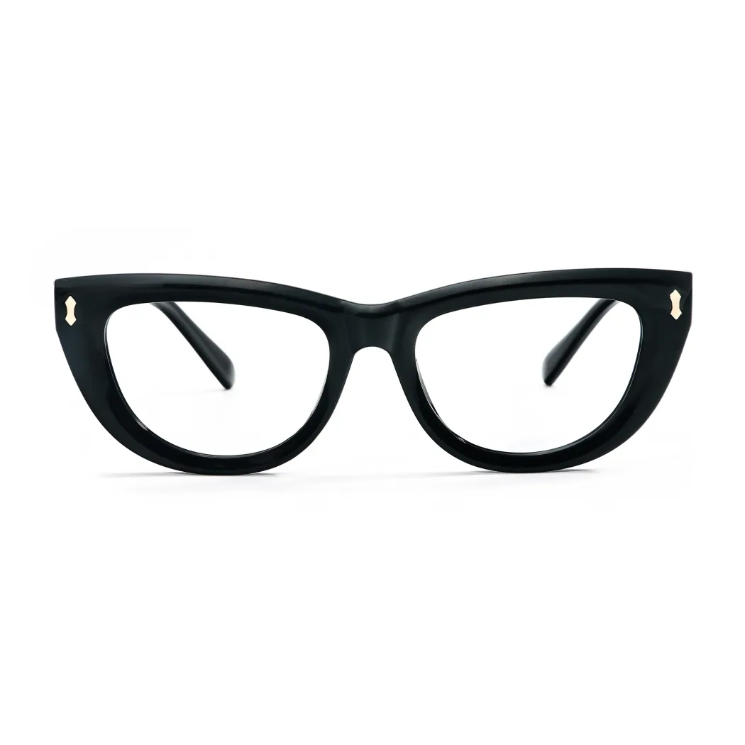 Black Oval Glasses
