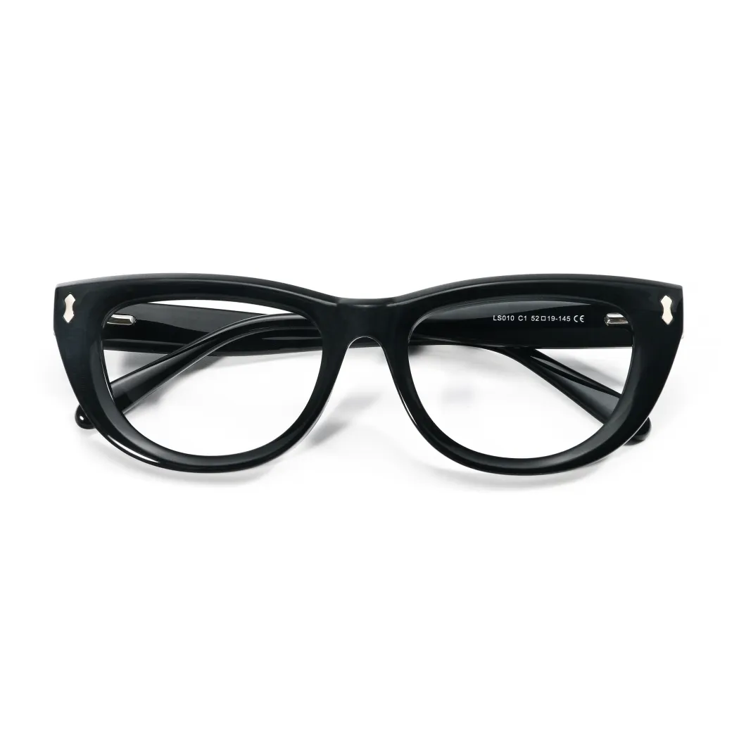 Black Oval Glasses