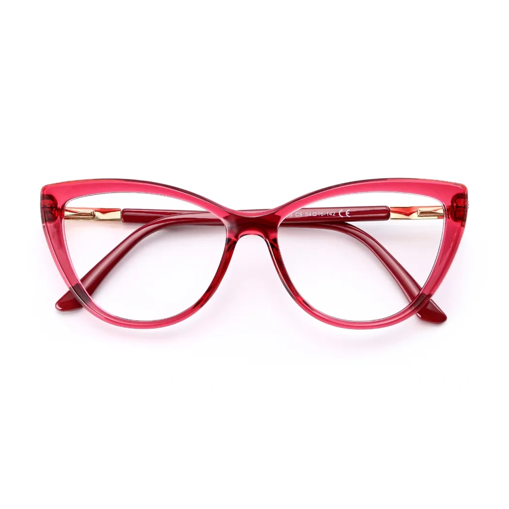 Transparent Crimson Statement
Bold