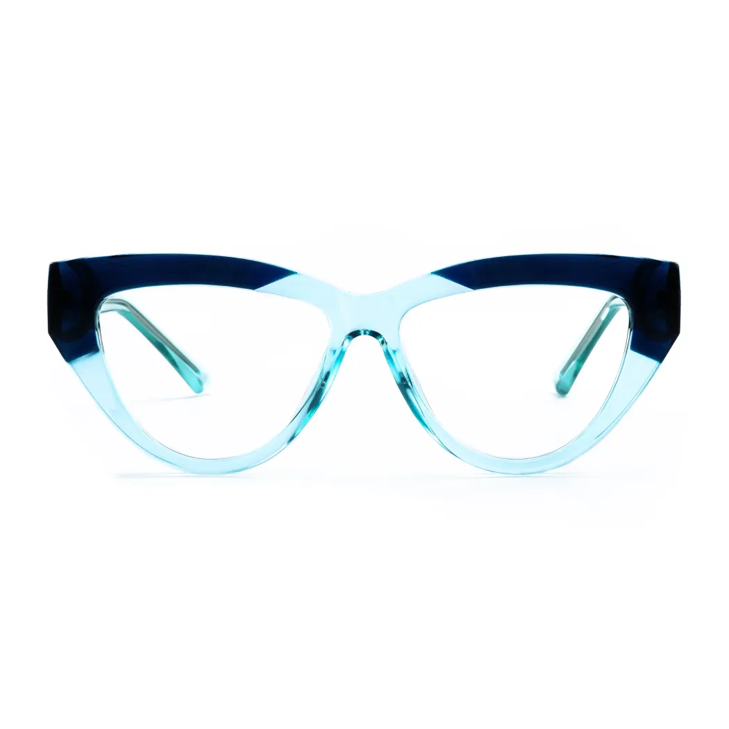 Clear Blue Oval