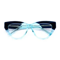 Clear Blue Oval