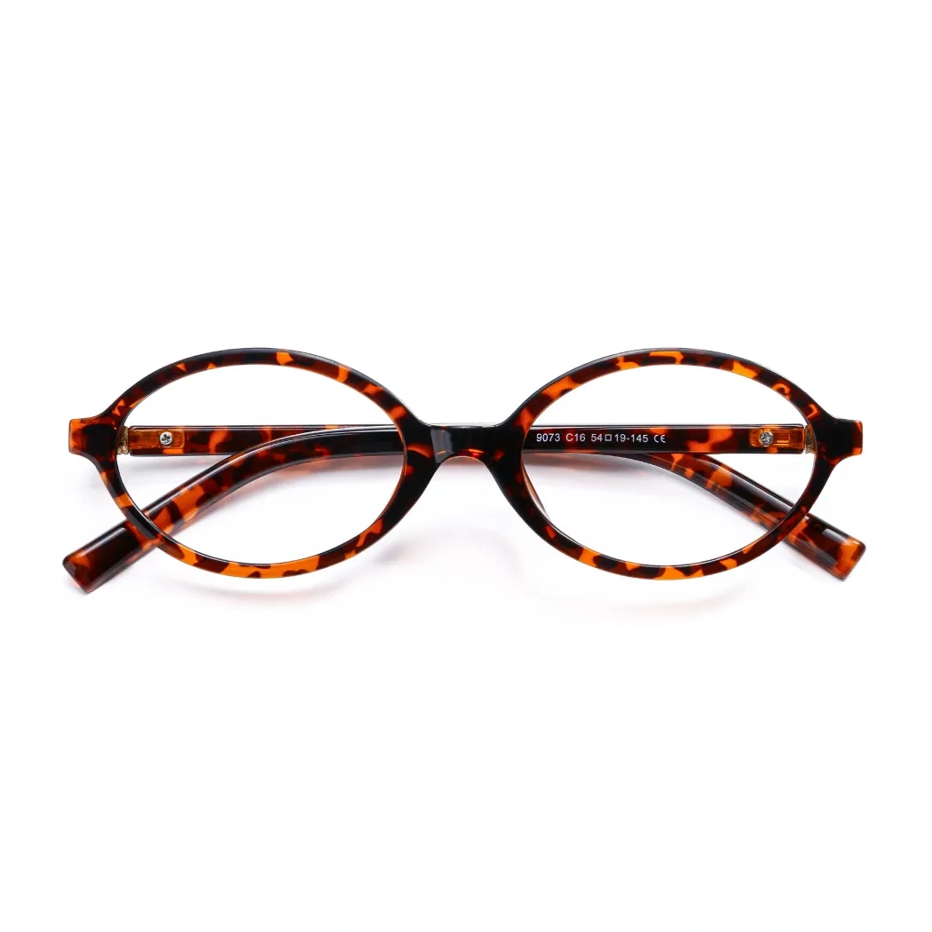 Oval Tortoiseshell Eyeglasses