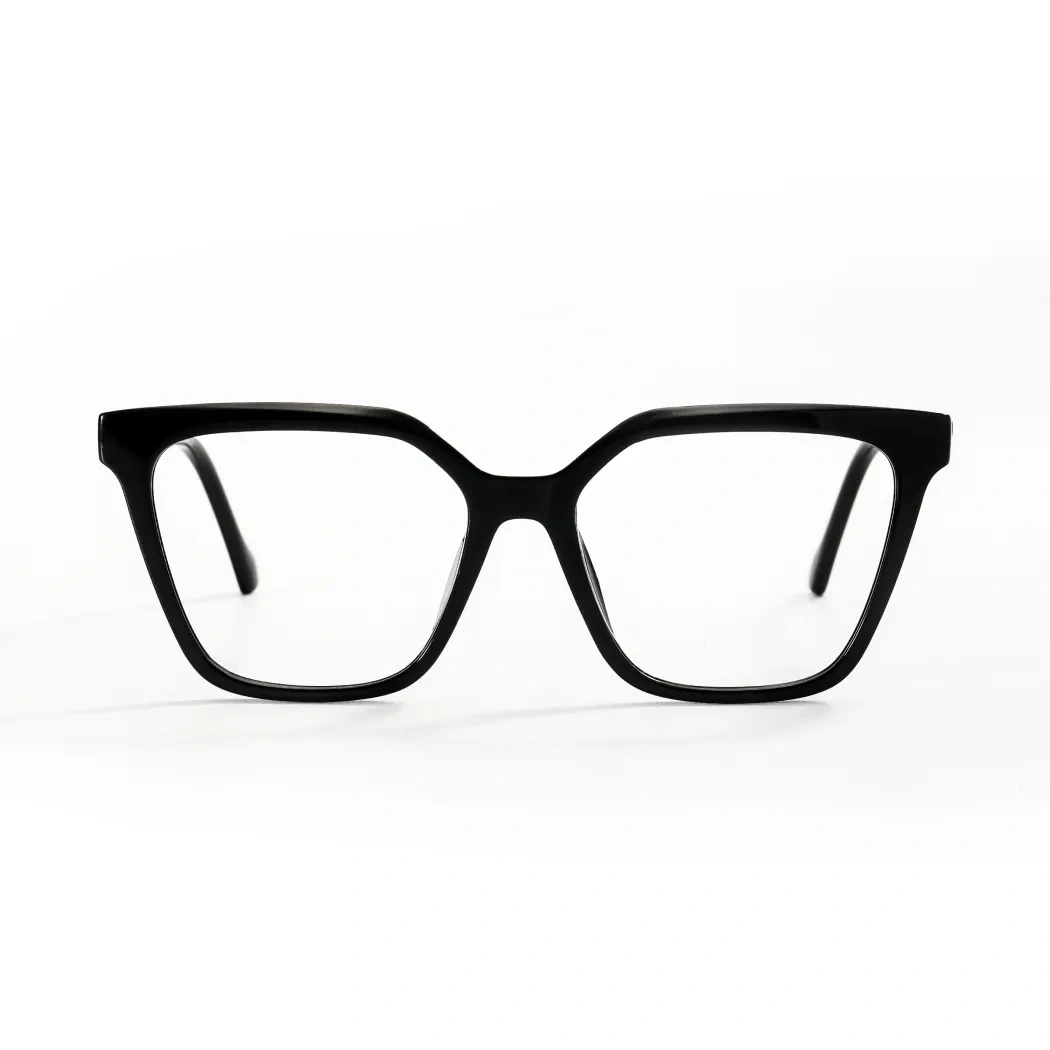 Geometric Black Eyeglasses