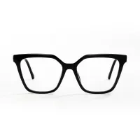 Geometric Black Eyeglasses