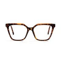 Geometric Tortoiseshell Eyeglasses