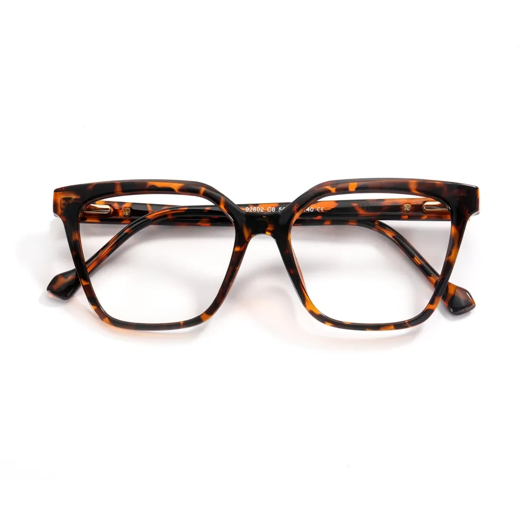 Geometric Tortoiseshell Eyeglasses