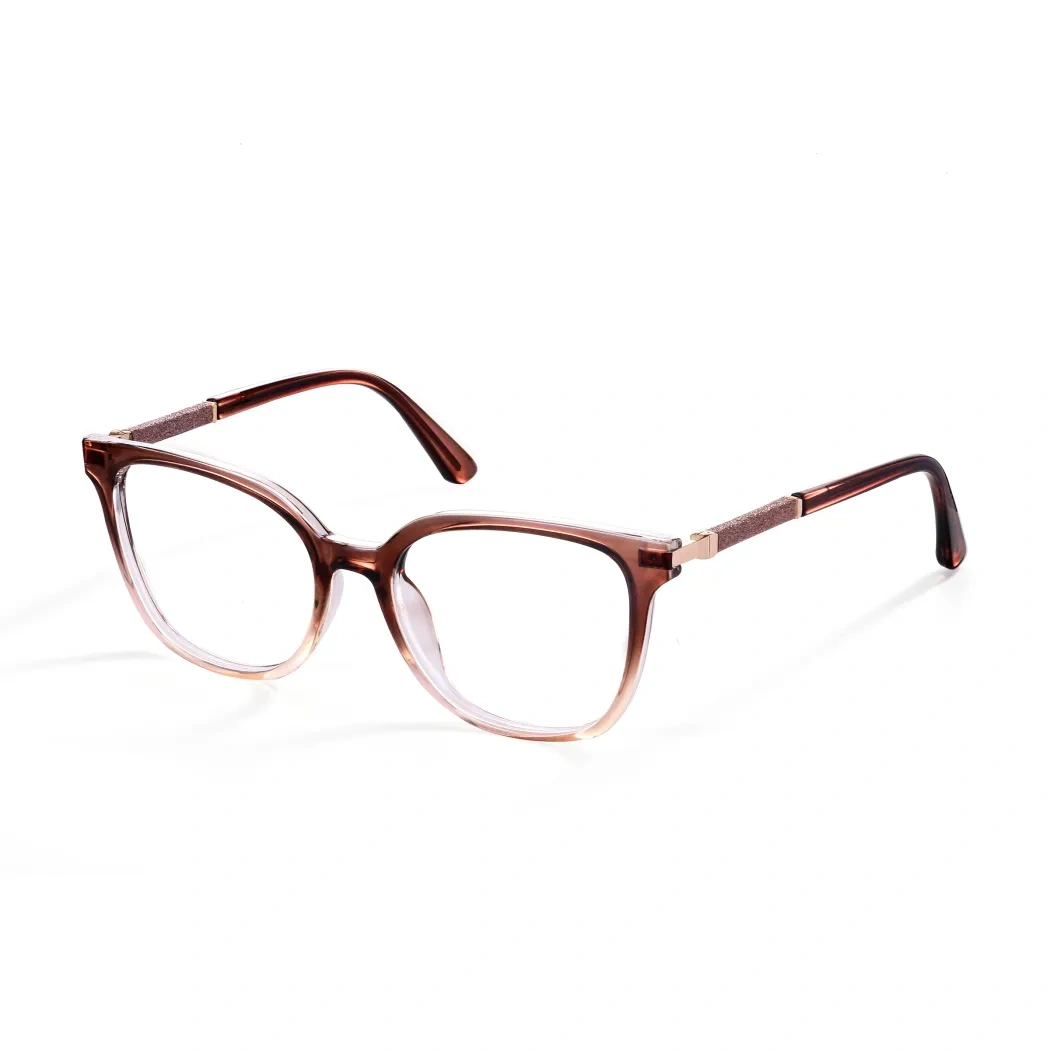 Round Transparent Brown