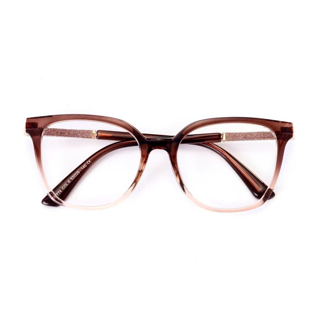 Round Transparent Brown