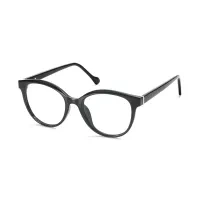 Oval Black Eyeglasses