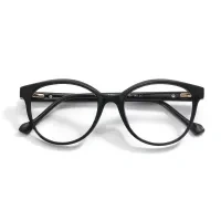Oval Black Eyeglasses