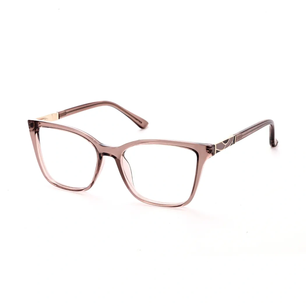 Rectangle Transparent Brown