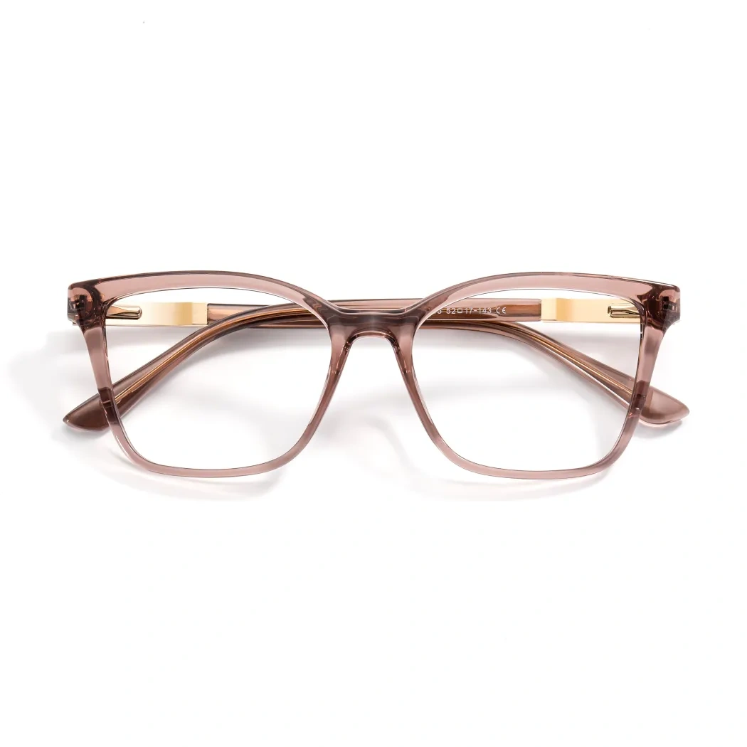 Rectangle Transparent Brown