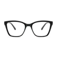 Geometric Black Eyeglasses