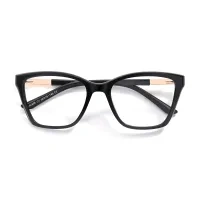 Geometric Black Eyeglasses