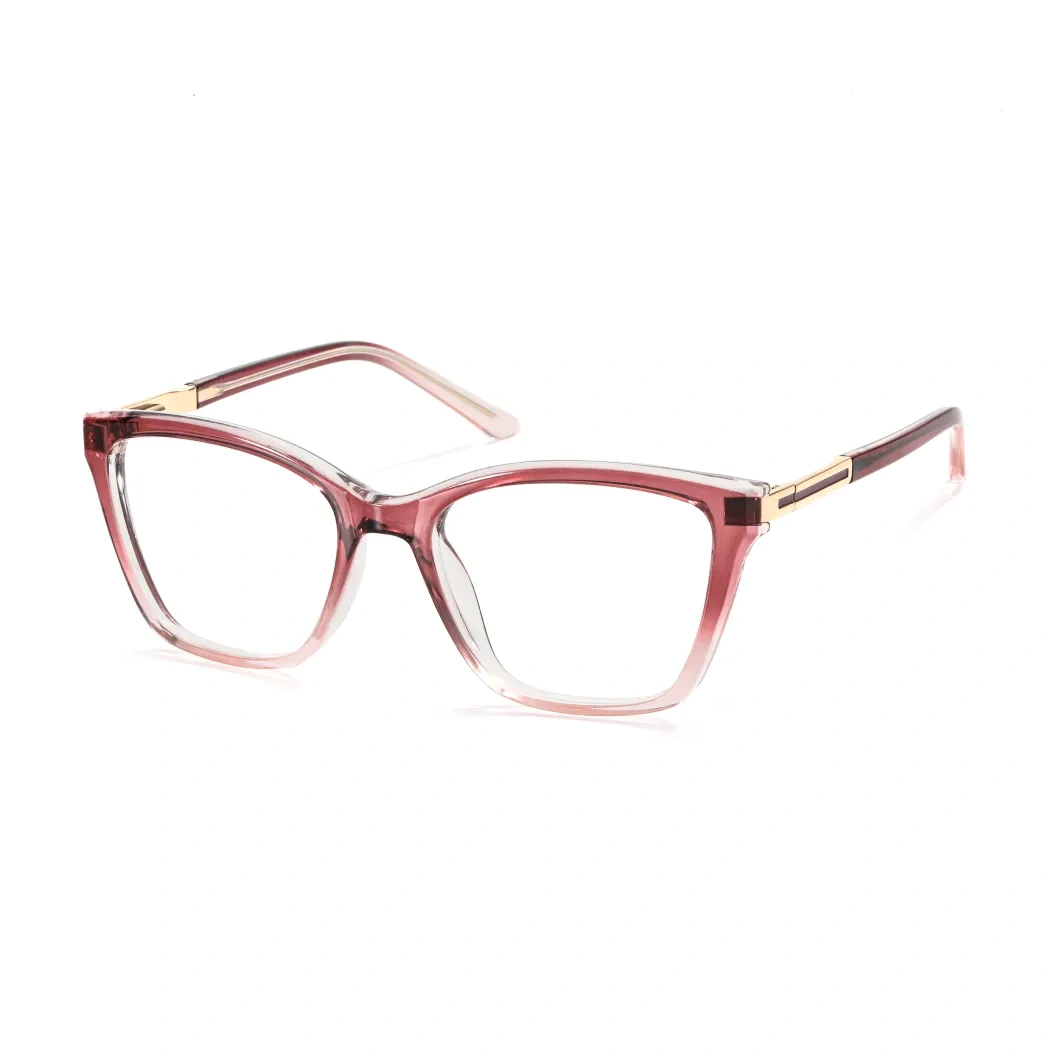 Geometric Transparent Pink