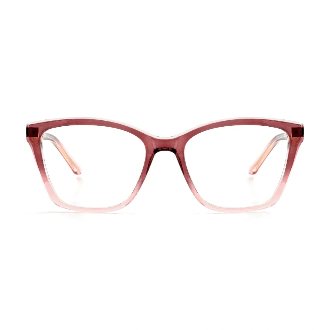 Geometric Transparent Pink