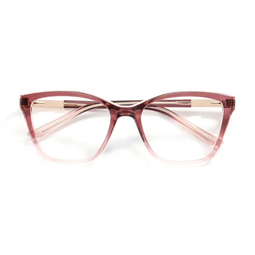 Geometric Transparent Pink