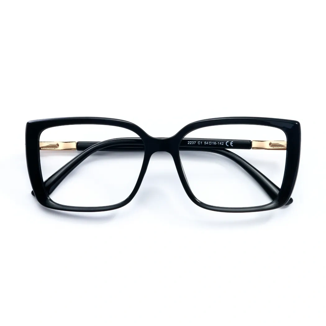 Rectangle Black Eyeglasses