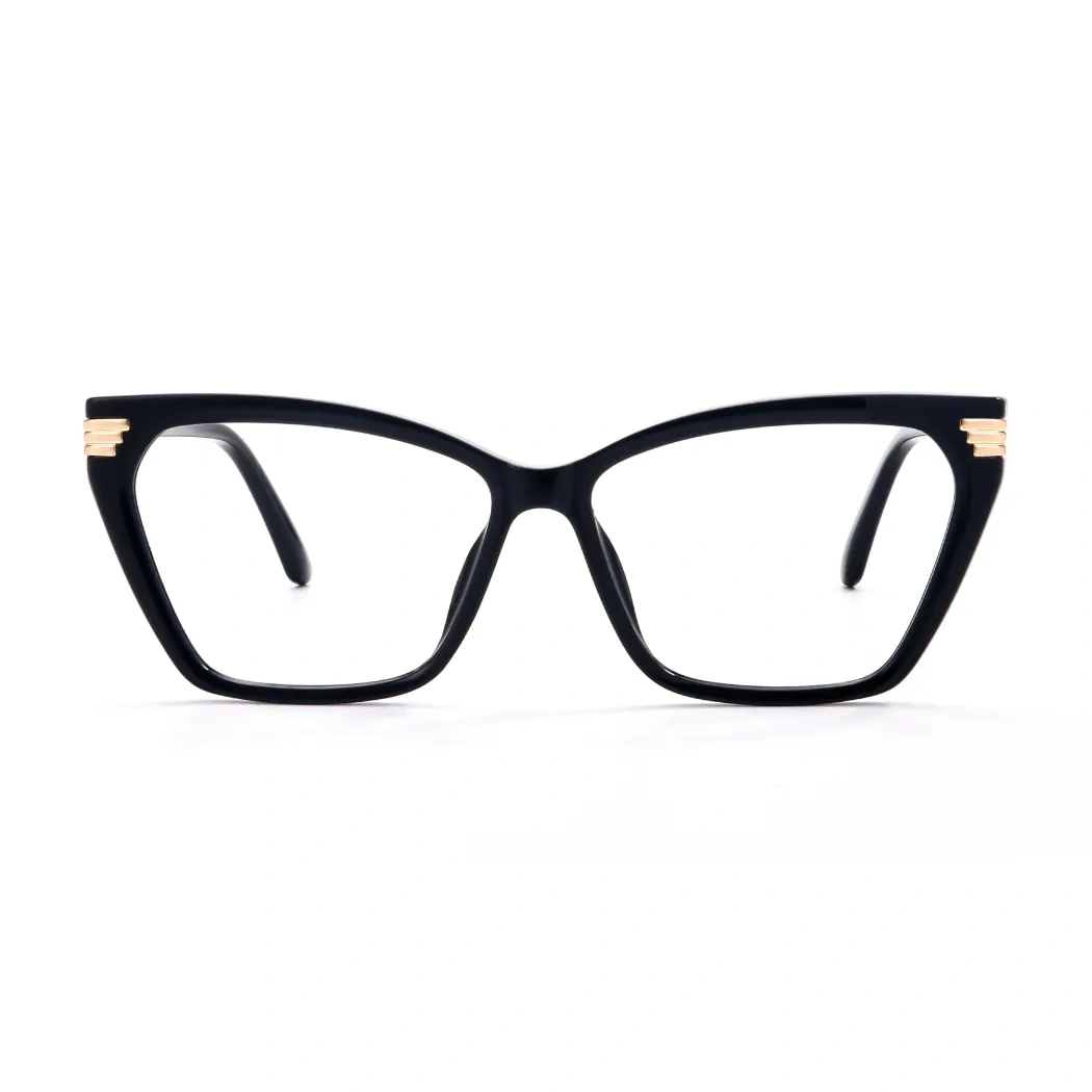 Geometric Black Eyeglasses