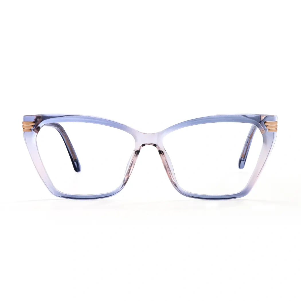 Geometric Transparent Blue