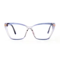 Geometric Transparent Blue