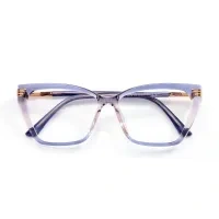 Geometric Transparent Blue