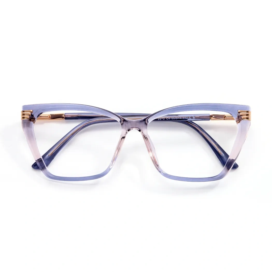 Geometric Transparent Blue
