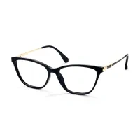 Oval Black Eyeglasses