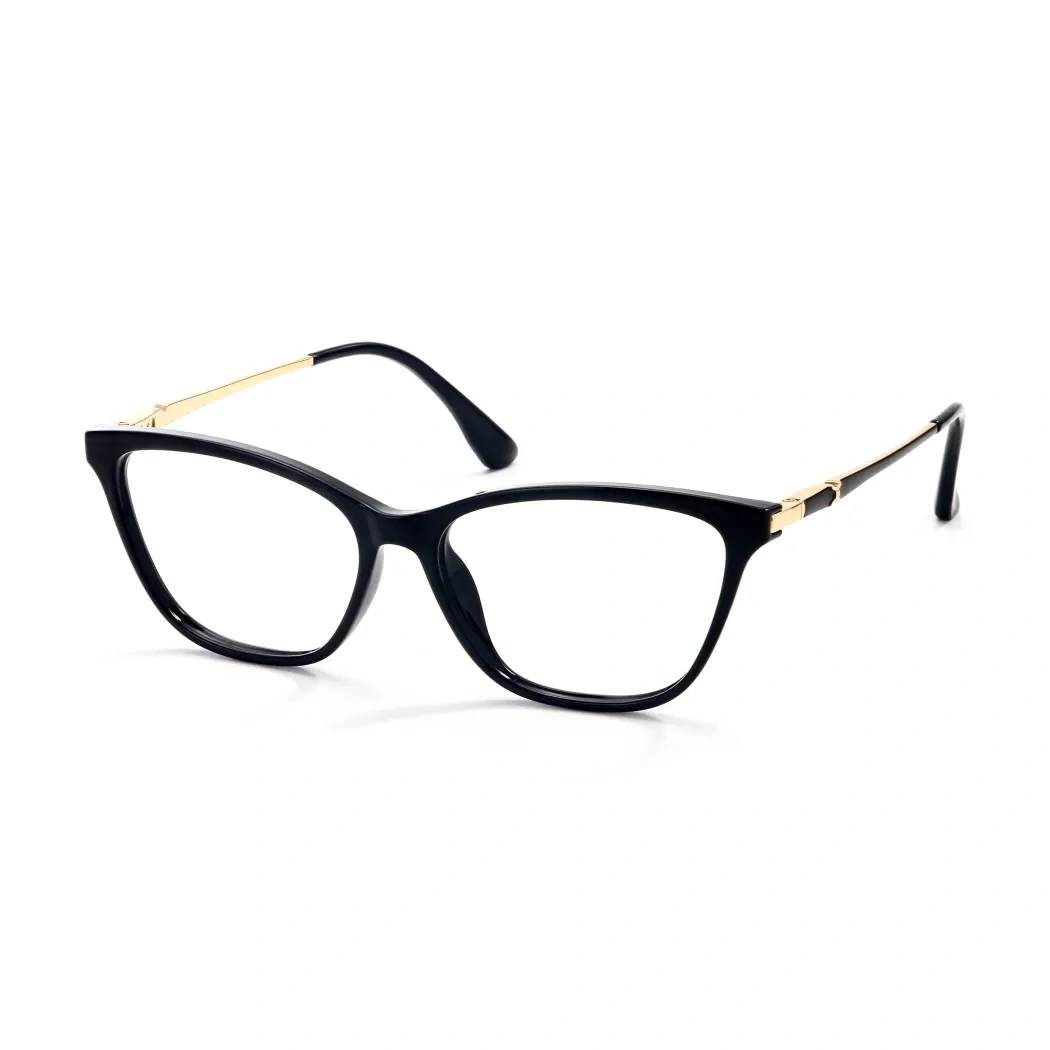 Oval Black Eyeglasses