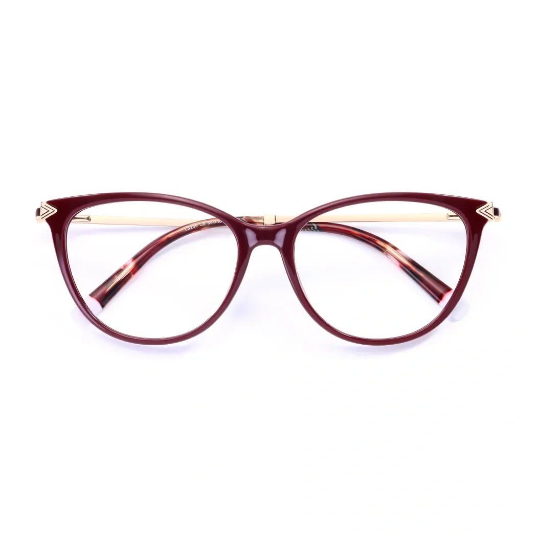Oval Wine Eyeglasses