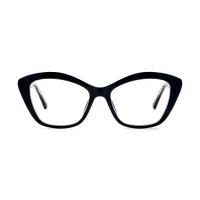 Geometric Black Eyeglasses