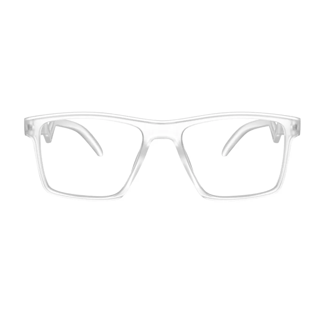 Square White Eyeglasses