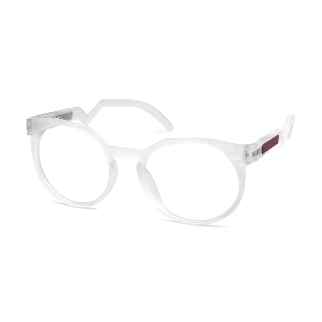 Round White Eyeglasses