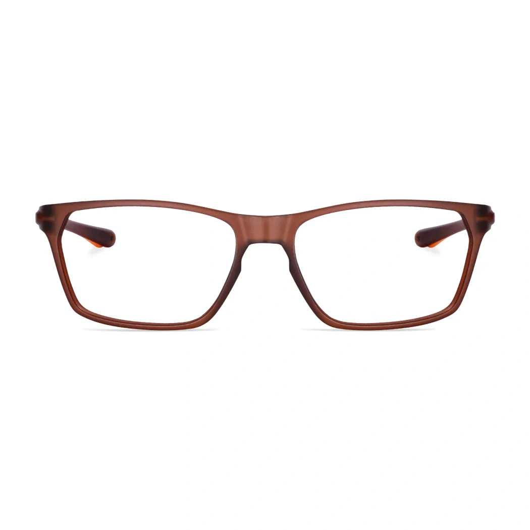Rectangle Transparent Brown
