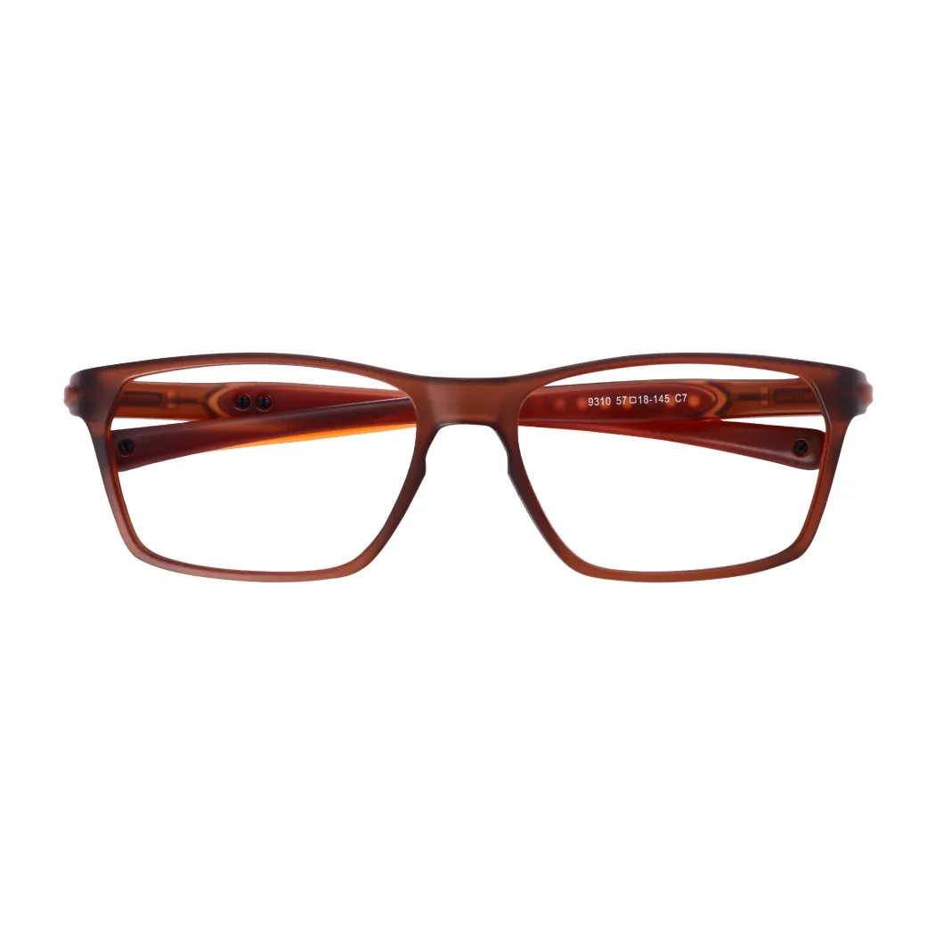 Rectangle Transparent Brown