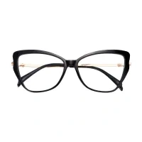 Cat-eye Black Eyeglasses