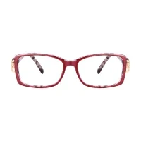 Rectangle Wine Eyeglasses