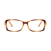 Rectangle Tortoiseshell Eyeglasses