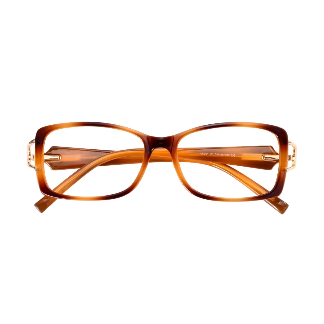 Rectangle Tortoiseshell Eyeglasses
