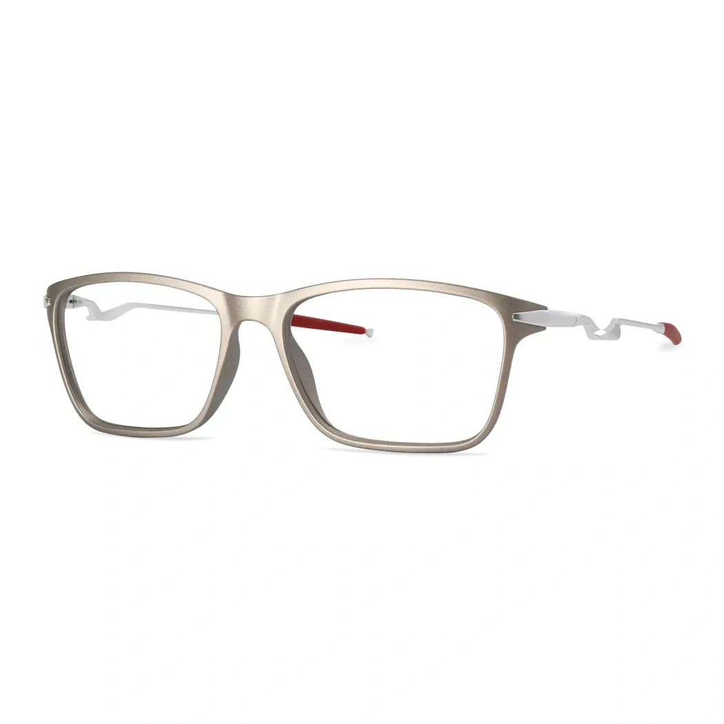 Rectangle Gray/Silver Eyeglasses