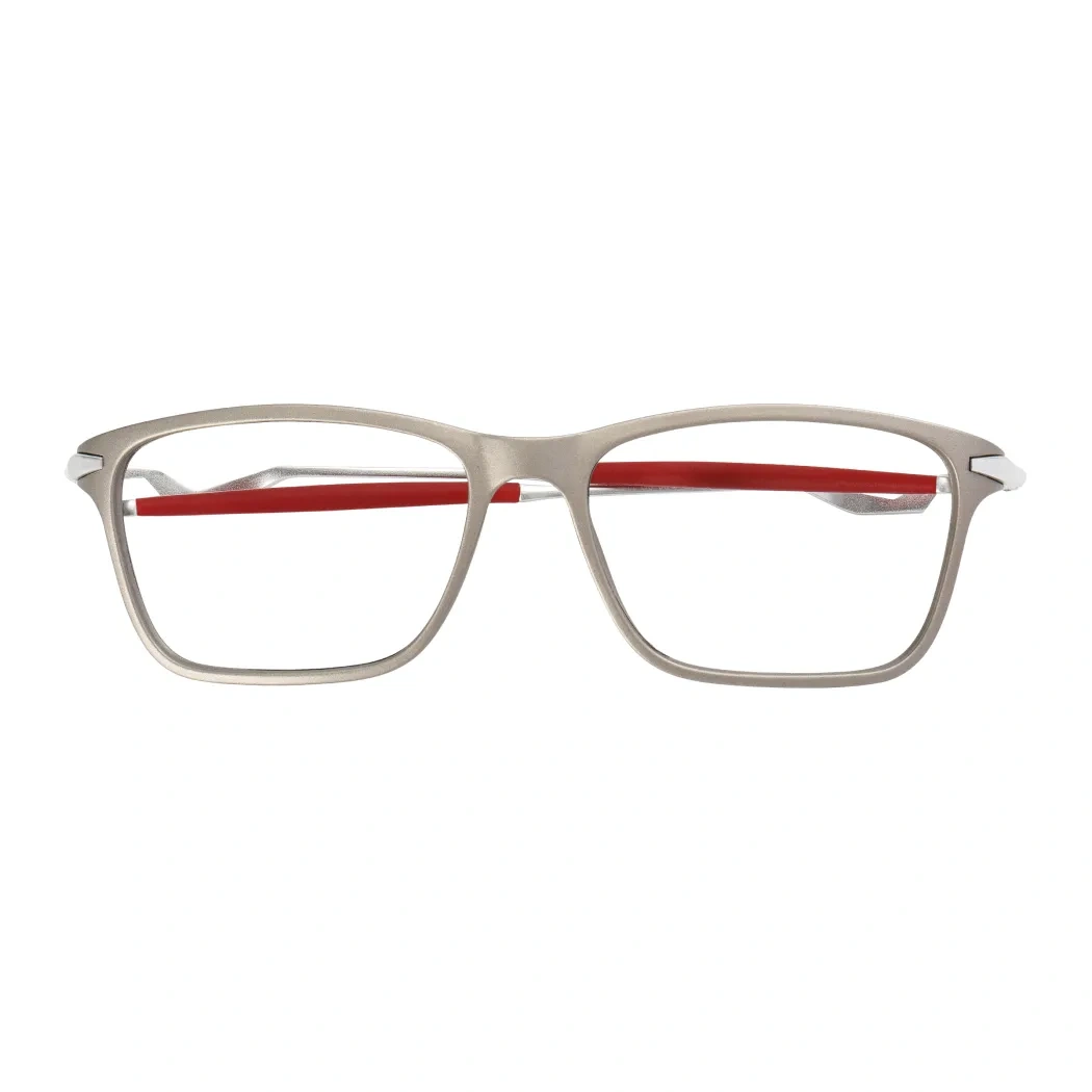Rectangle Gray/Silver Eyeglasses