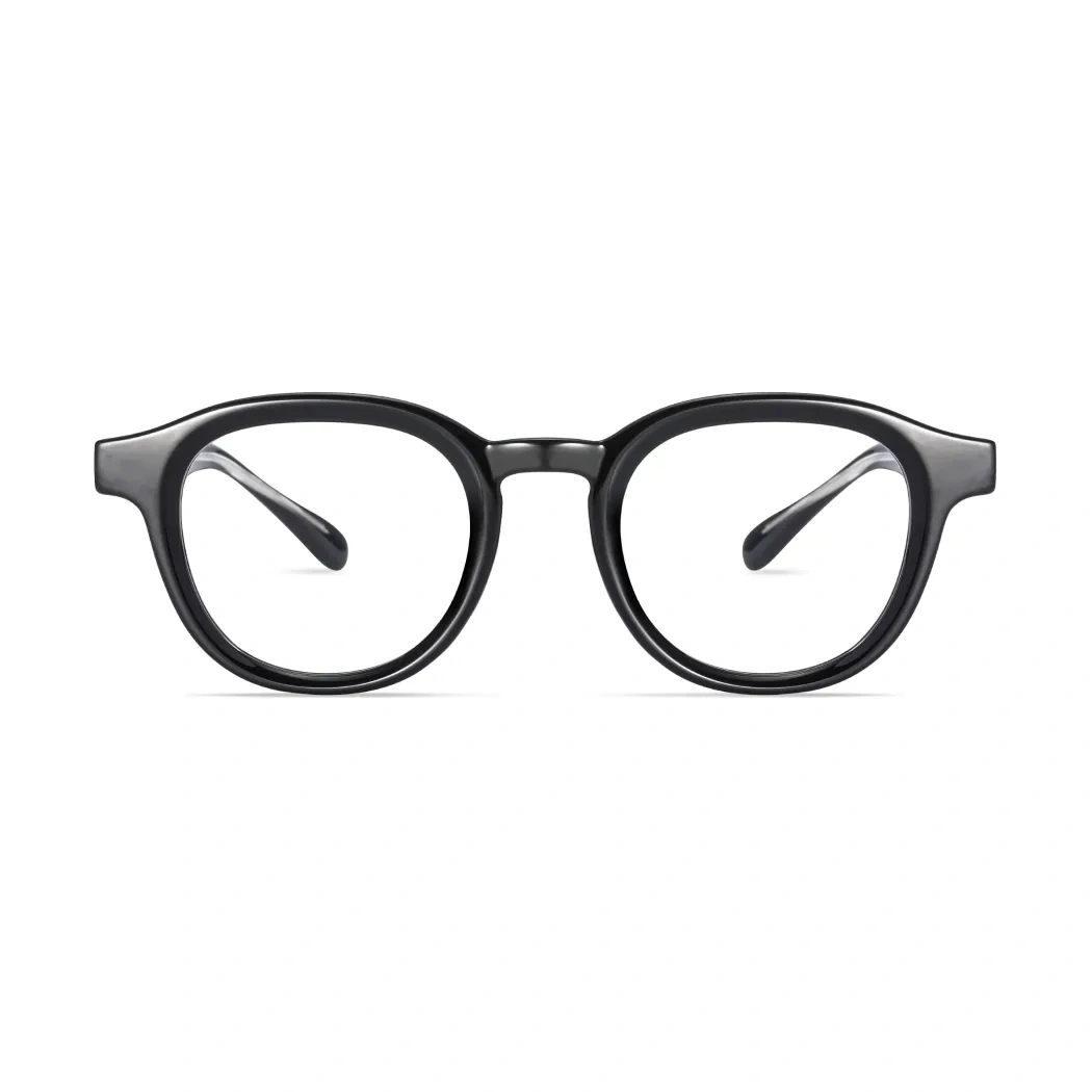 Oval Black Eyeglasses