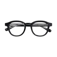 Oval Black Eyeglasses